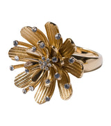 Harrods Miu Miu Crystal-Embellished Floral Ring- Buy online at McGrocer