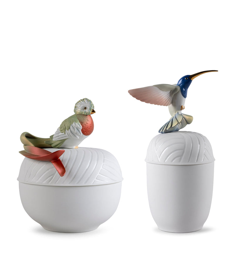 Lladró porcelain quetzal box, UK version
