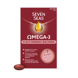 Holland & Barrett Seven Seas Omega3 Gut Friendly Bacteria Omega-3 Supplement Capsules, 30 Capsules- Buy online at McGrocer