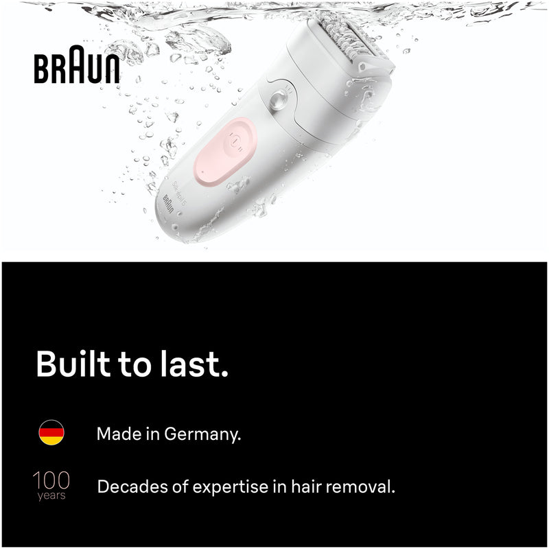 Braun Silk·épil 5 Wet & Dry epilator, imported from the UK