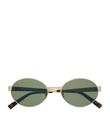Harrods Saint Laurent Wire Frame Oval Sunglasses- Buy online at McGrocer