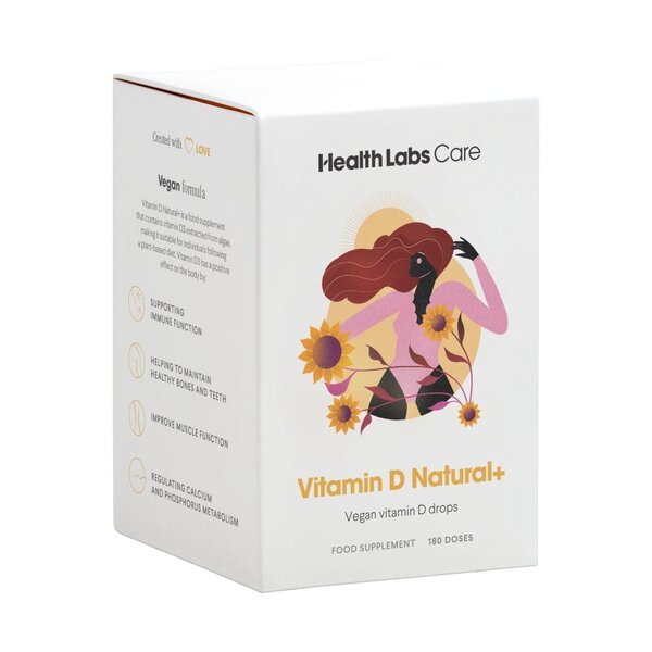 HealthLabs Care vegan vitamin D3 drops 9.9ml (British brand)