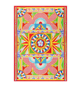 Harrods Dolce&Gabbana Casa Silk-Wool Carretto Throw 140cm x 180cm- Buy online at McGrocer