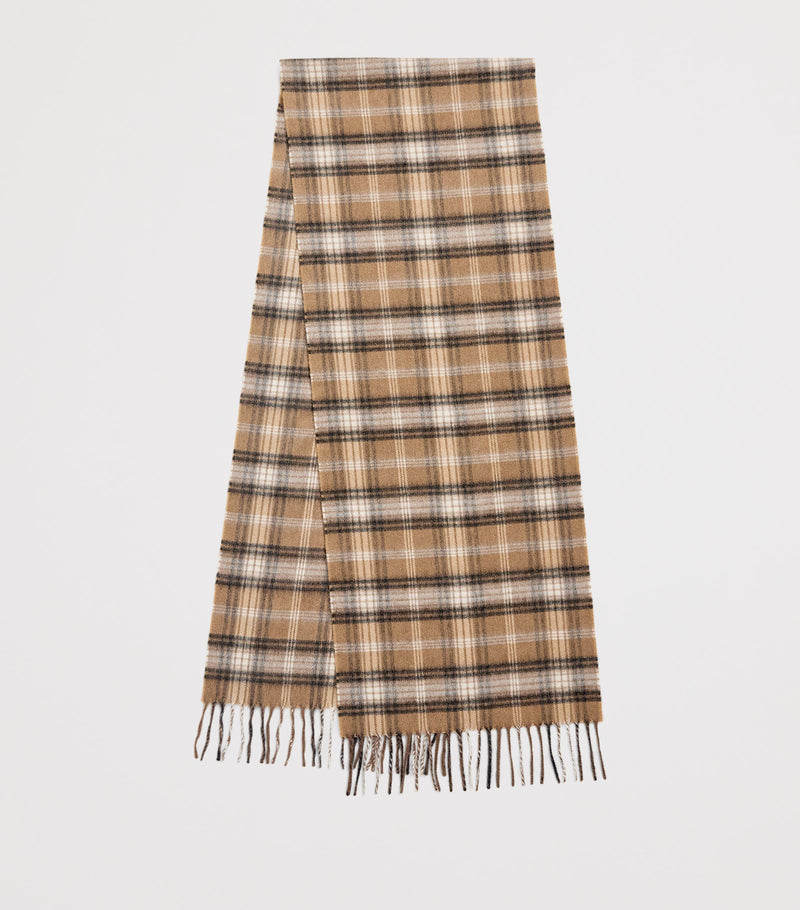 Harrods cashmere tartan scarf, UK version