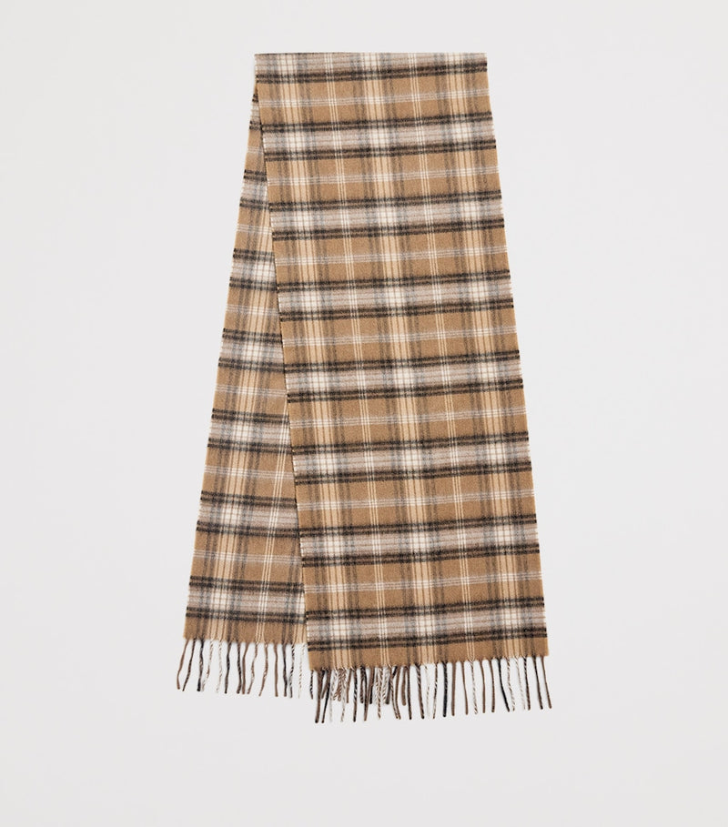 Harrods cashmere tartan scarf, UK version
