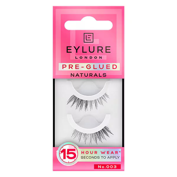 Eylure Pre Glued False Lashes 003 Naturals - British product