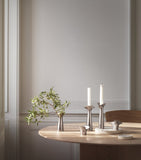 Georg Jensen Bloom Botanica candle holders set of 2, UK version