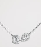 Messika My Twin diamond necklace 0.30ct white gold (British brand)