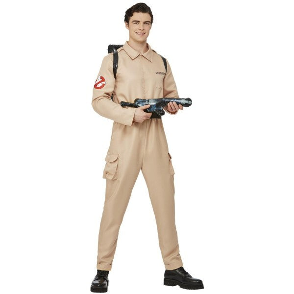 Smiffys Ghostbusters men's costume jumpsuit inflatable backpack - British brand