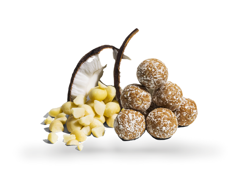 Ballsy Coconut Macadamia protein balls case of 10 - British product