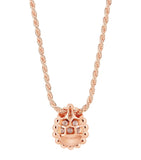 Boucheron Serpent Boheme extra small rose gold diamond necklace - British product
