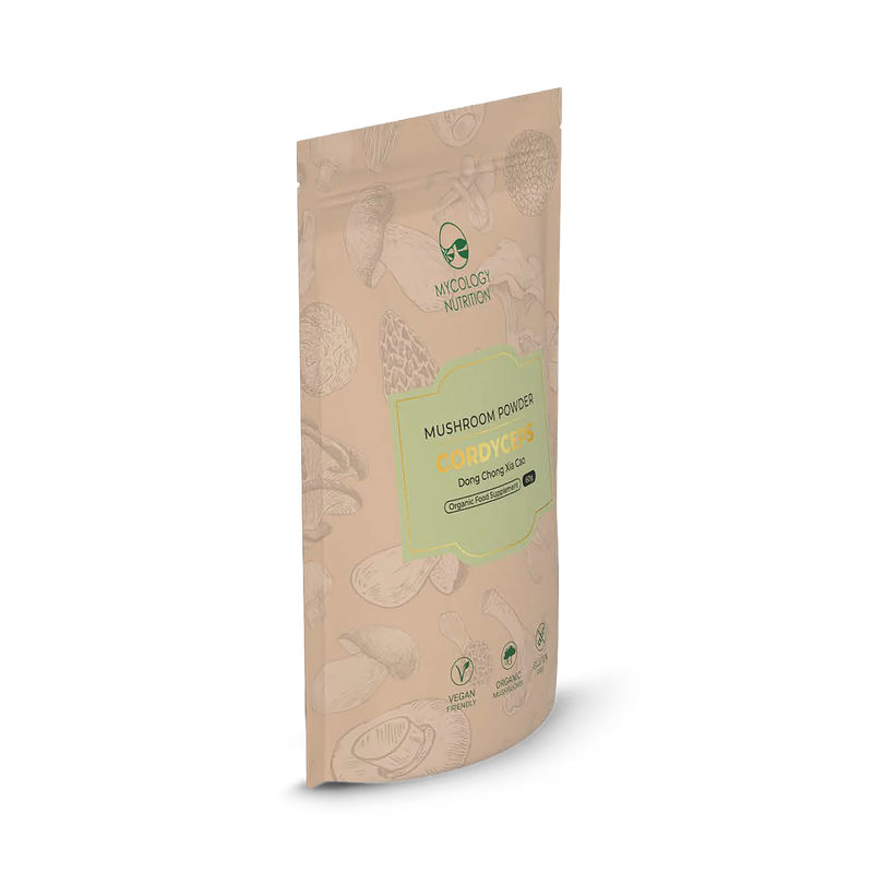 Mycology Nutrition Organic Cordyceps Powder 60g, imported from the UK