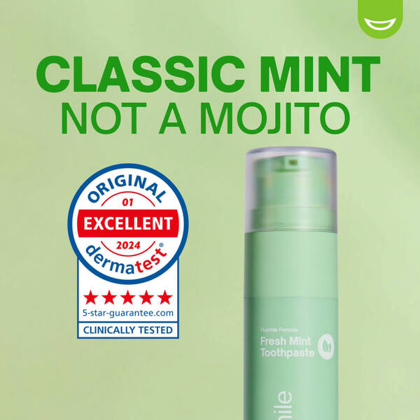 MySweetSmile Fresh Mint Toothpaste, imported from the UK