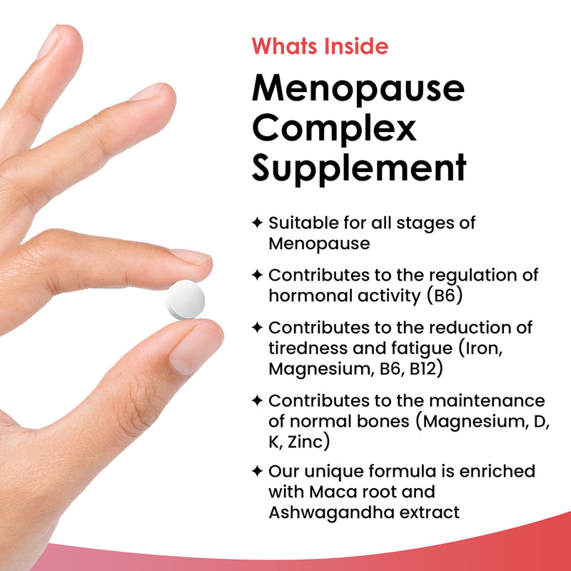 New Leaf Products Menopause Complex Tablets 120 tablets, imported from the UK
