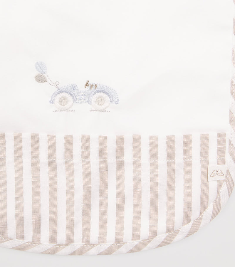 Marie-Chantal baby bibs race car design set of 2 - British product