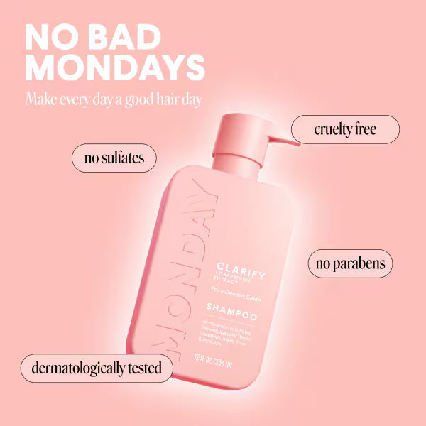Monday Haircare Clarify Shampoo 354ml , imported from the UK
