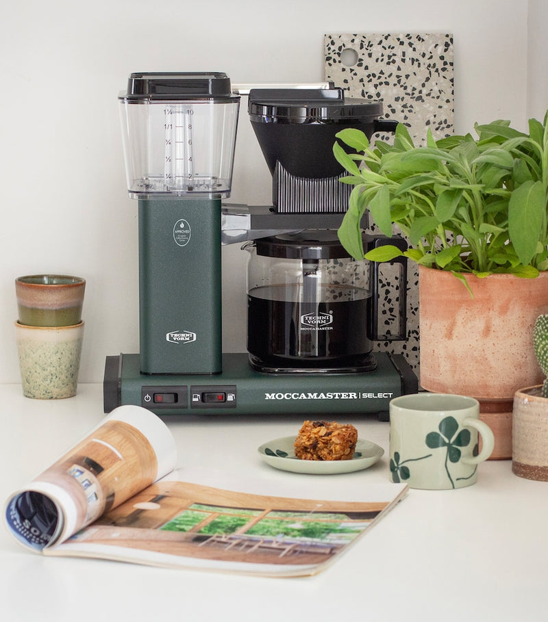 Moccamaster KBG Select filter coffee machine, imported from the UK