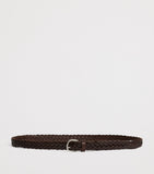 Dunhill braided leather belt 2cm, imported from the UK