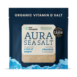 Holland & Barrett Feel Complete Aura Sea Salt Hint of Pepper - Organic Vitamin D Celtic Salt - 80g- Buy online at McGrocer