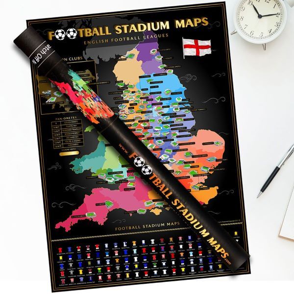 UK Football Stadium Scratch Map GOODS Superdrug