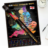 UK Football Stadium Scratch Map GOODS Superdrug