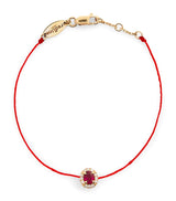 Harrods Redline Yellow Gold, Diamond and Ruby Diva Bracelet- Buy online at McGrocer