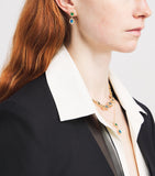 Suzanne Kalan one of a kind drop earrings in yellow gold - British product