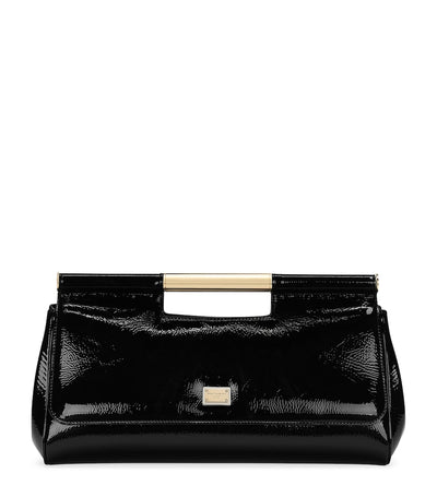 Harrods Dolce&Gabbana Leather Sicily Clutch Bag- Buy online at McGrocer