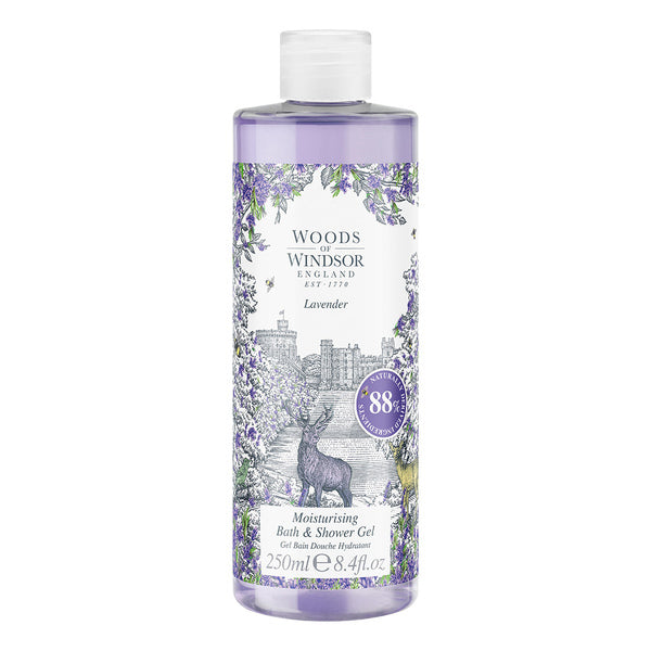 Woods of Windsor Lavender Bath and Shower Gel 250ml (British brand)