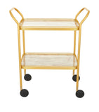 Kaymet marble two-tiered trolley - British product