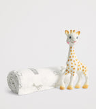 Sophie La Girafe baby comforter and teething toy set, imported from the UK