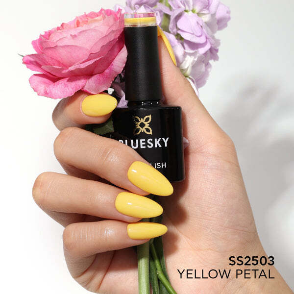 Bluesky gel polish yellow petal 10ml - British product