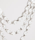 Anita Ko white gold diamond double loop earring (British brand)
