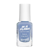 Superdrug Barry M In A Flash Quick Dry Nail Paint - Brisk Blue- Buy online at McGrocer