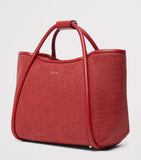 Max Mara Marine top-handle bag in raffia blend (British brand)