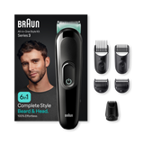 Holland & Barrett Braun All-In-One Style Kit Series 3 6-in-1 Beard and Hair Grooming Kit- Buy online at McGrocer