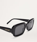LOEWE acetate rectangular slim sunglasses, UK version