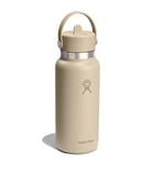 Hydro Flask wide mouth bottle with flex straw cap 946ml, UK version