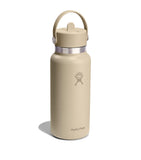 Hydro Flask wide mouth bottle with flex straw cap 946ml, UK version