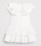 Mama Luma Jacquard Ruffle Dress for girls 3-12 years, imported from the UK