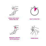 Veet Spray On Hair Removal Cream Sensitive 150ml GOODS Superdrug