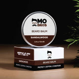 Mo Bros Beard Balm Sandalwood 100ml, imported from the UK