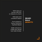 Mo Bros Beard Balm Sandalwood 100ml, imported from the UK