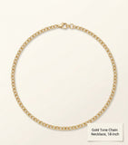 Prada triangle chain necklace in brass, imported from the UK