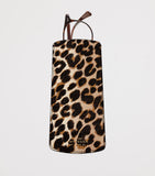 Smythson glasses case leopard print leather, imported from the UK