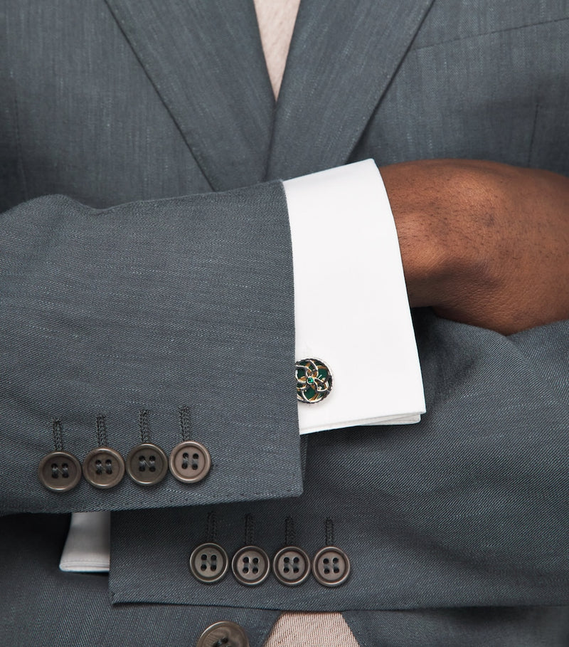 Tateossian Trinity cufflinks, UK version