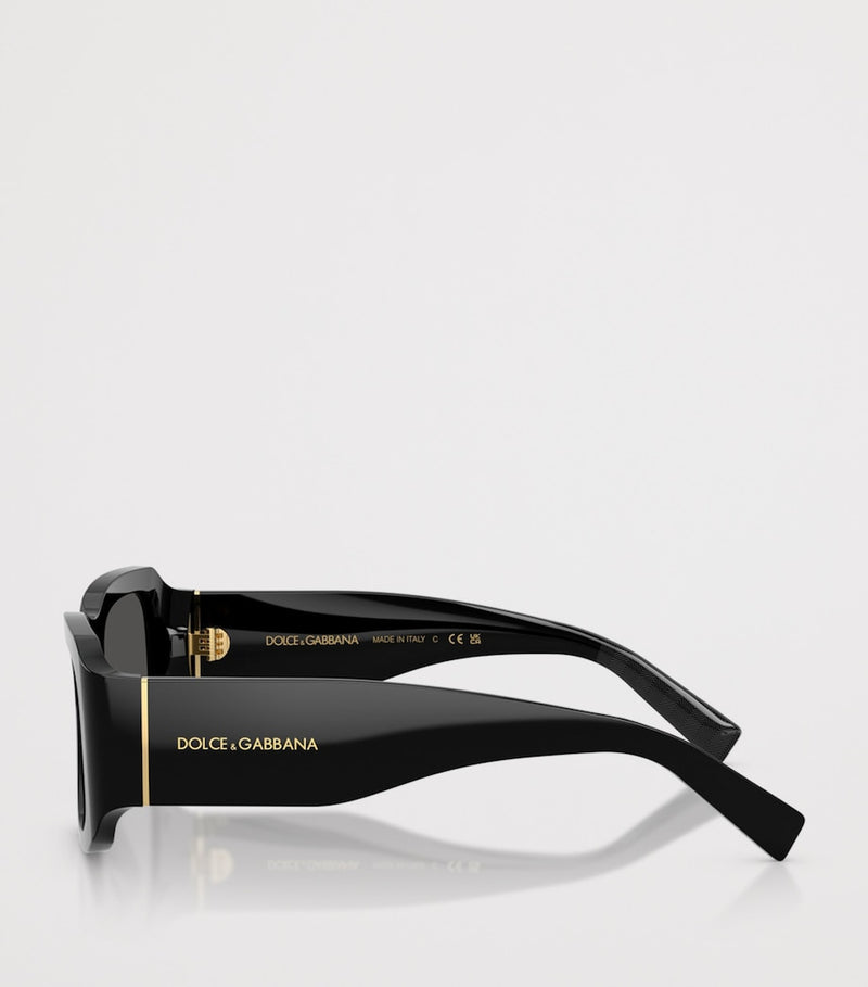 Dolce&Gabbana acetate rectangle sunglasses, UK version
