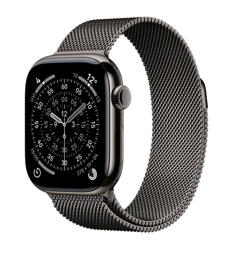 Apple smartwatch Titanium with Slate Milanese Loop 42mm - British product