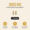 VitaBright mushroom complex with Ginkgo Biloba 120 capsules, imported from the UK