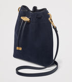 Jimmy Choo Suede Cinch Mini bucket bag, UK version